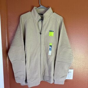 Tek-gear Men's Tan and Cream Hoodie